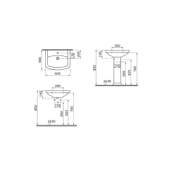 Vitra Valarte Kolon Ayak 4168B003-0156 Hemen Al