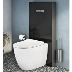 Vitra Vitrus 3-6 L Yerden Duvara Sıfır Klozetler İçin Duvar Önü Siyah Cam Rezervuar - 870-1761-01 Hemen Al