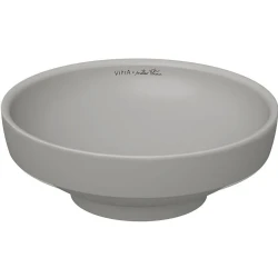 Vitra Water Jewels 40 Cm Yuvarlak Kompakt Mat Taş Gri Çanak Lavabo - 4334B476-1361 Hemen Al