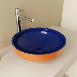 Vitra Water Jewels 40 Cm Yuvarlak Kompakt Terrarosa-Mavi Çanak Lavabo - 4334B426-1361 Hemen Al