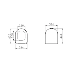 Vitra Zentrum Yavaş Kapanan Klozet Kapağı 127-003R009 Hemen Al