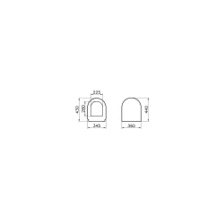 Vitra Zentrum Yavaş Kapanan Klozet Kapağı 94-003-009 Hemen Al