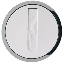 Vola 28,6 Cm Ankastre Beyaz-Parlak Paslanmaz Çelik Kağıt Dispanseri - A.2TY.RS2/W/16 Hemen Al