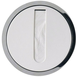 Vola 28,6 Cm Ankastre Beyaz-Paslanmaz Çelik Kağıt Dispanseri - A.2TY.RS2/W/40