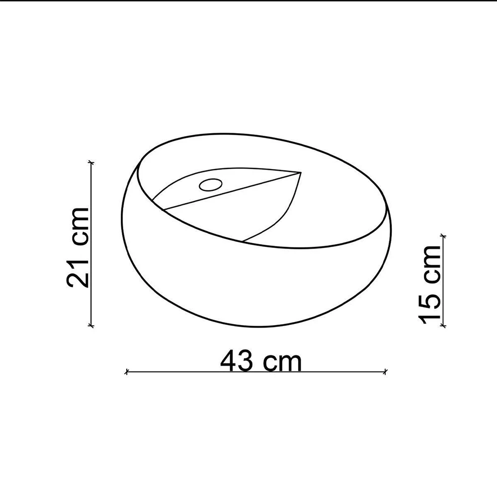 Lena EH-4660 Tezgah Üstü Lavabo 2