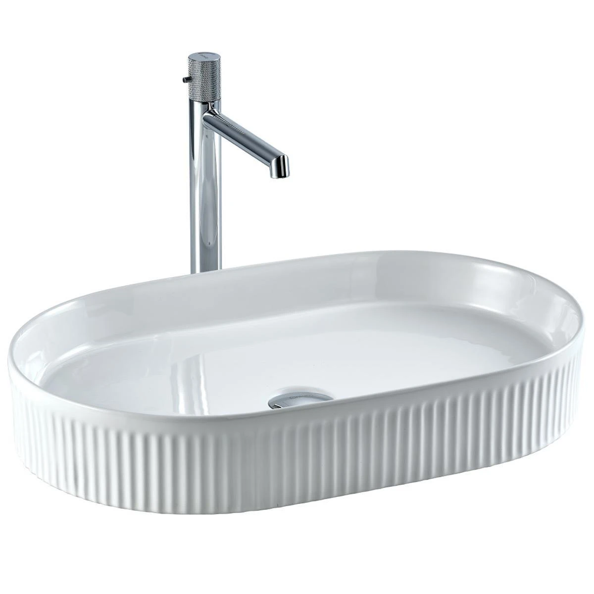 Lena EY-4702 Tezgah Üstü Lavabo Beyaz