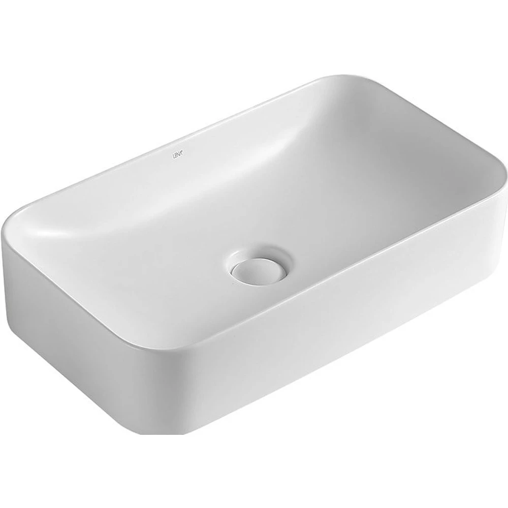 Lena EY-4730MB 60x38 Cm Mat Beyaz Tezgah Üstü Lavabo