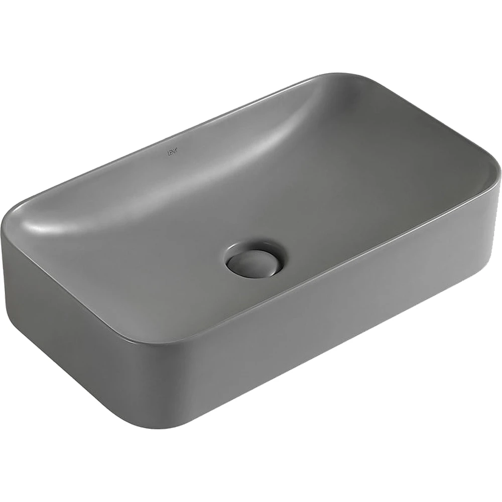 Lena EY-4730MG 60x38 Cm Mat Gri Tezgah Üstü Lavabo