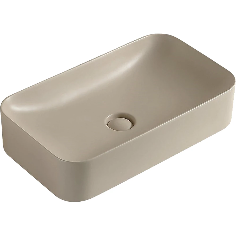 Lena EY-4730MK 60x38 Cm Mat Cappucino Tezgah Üstü Lavabo