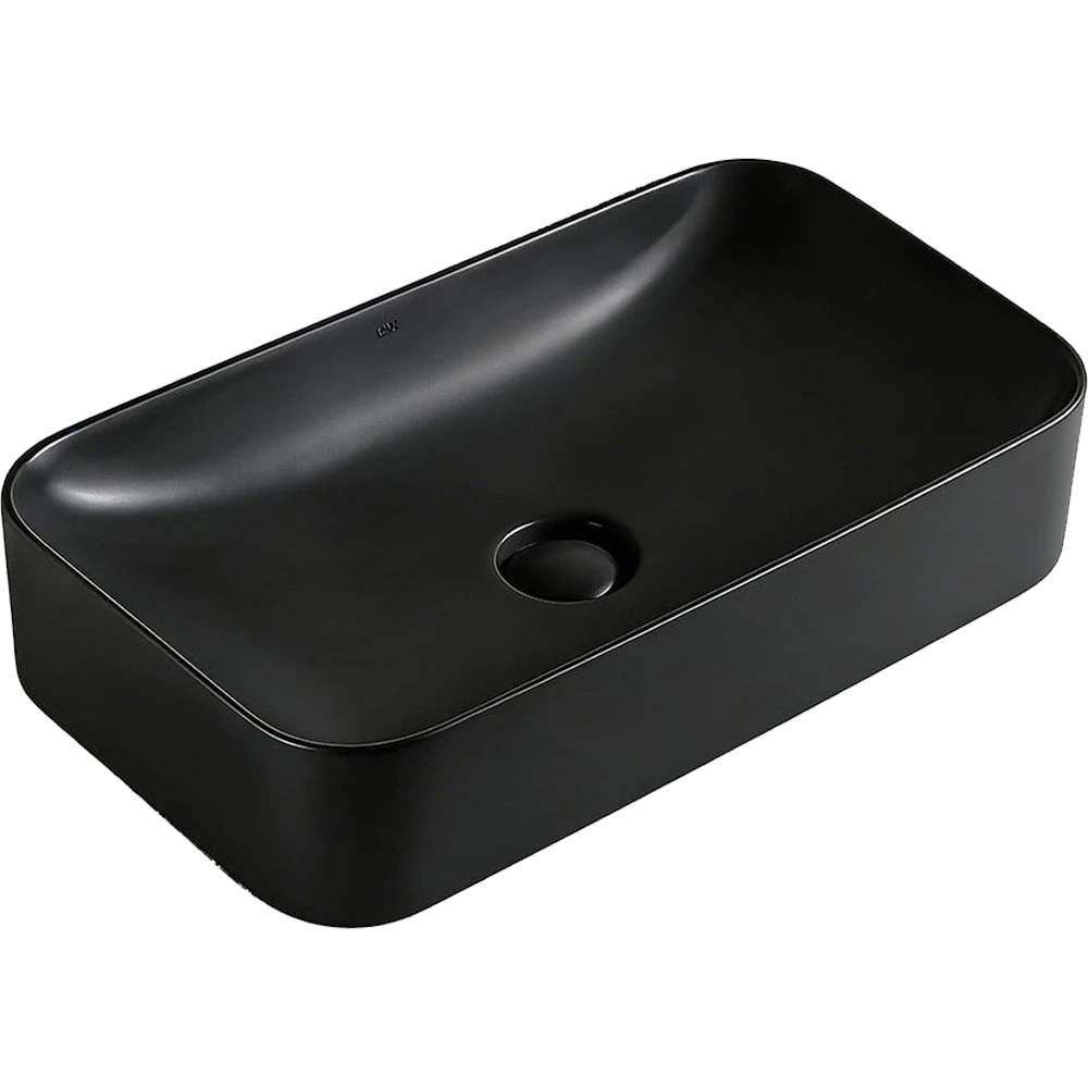 Lena EY-4730MS 60x38 Cm Mat Siyah Tezgah Üstü Lavabo