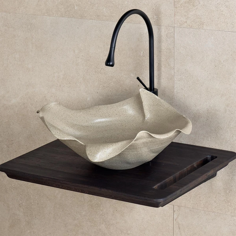 Lena EY-9104 49x42 Cm Tezgah Üstü Lavabo 2