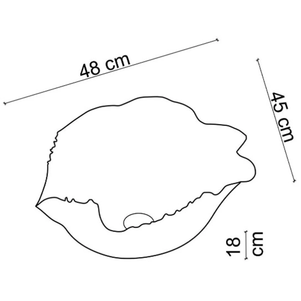 Lena EY-9105 49x42 Cm Tezgah Üstü Lavabo 3