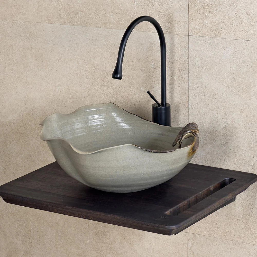 Lena EY-9105 49x42 Cm Tezgah Üstü Lavabo 2