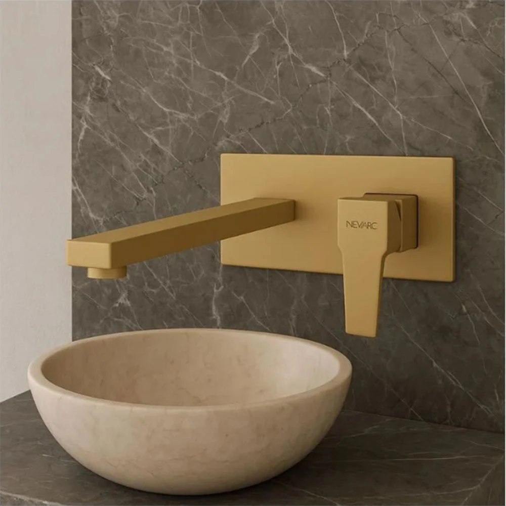 Newarc Aqua Altın Ankastre Lavabo Bataryası - 941571MA 2