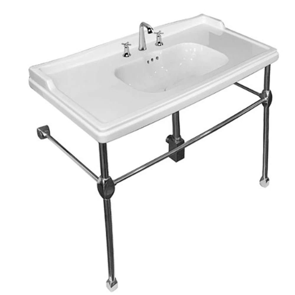 Newarc Elite 80 Cm Krom Ayaklı Lavabo - ELT.A080