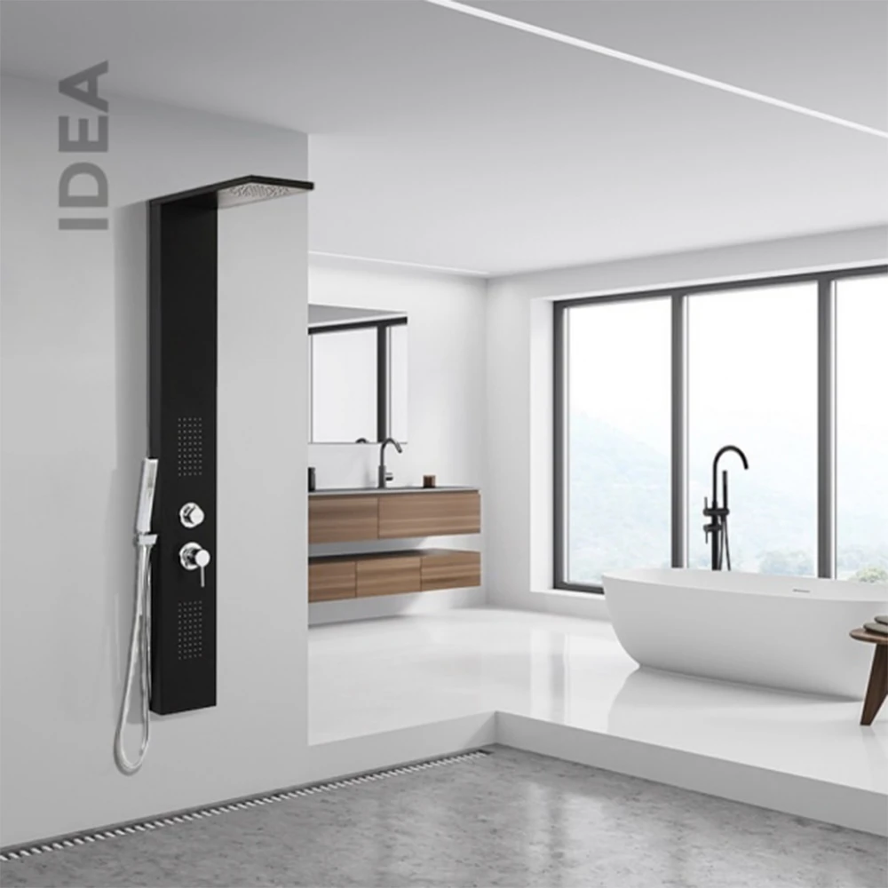 Newarc Idea Siyah Duş Paneli - 440492 2