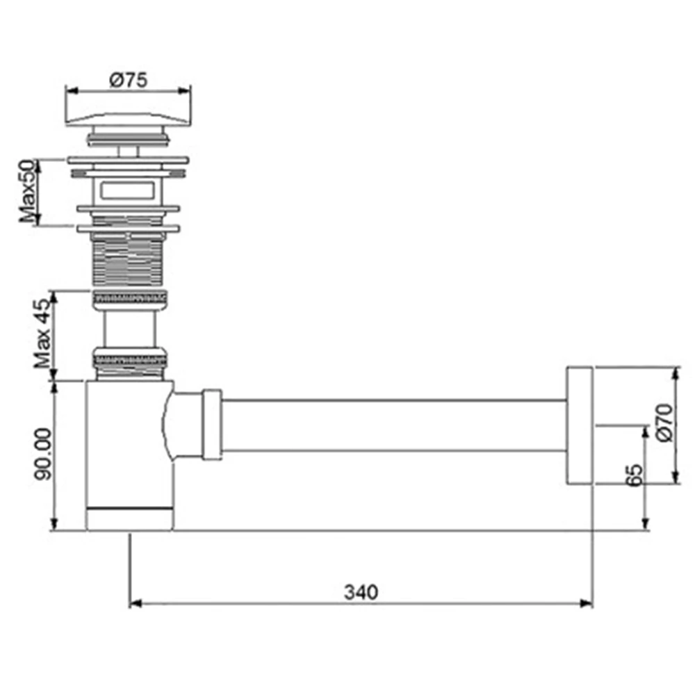 Newarc Newart Delikli Lavabo Sifonu - 750523 2