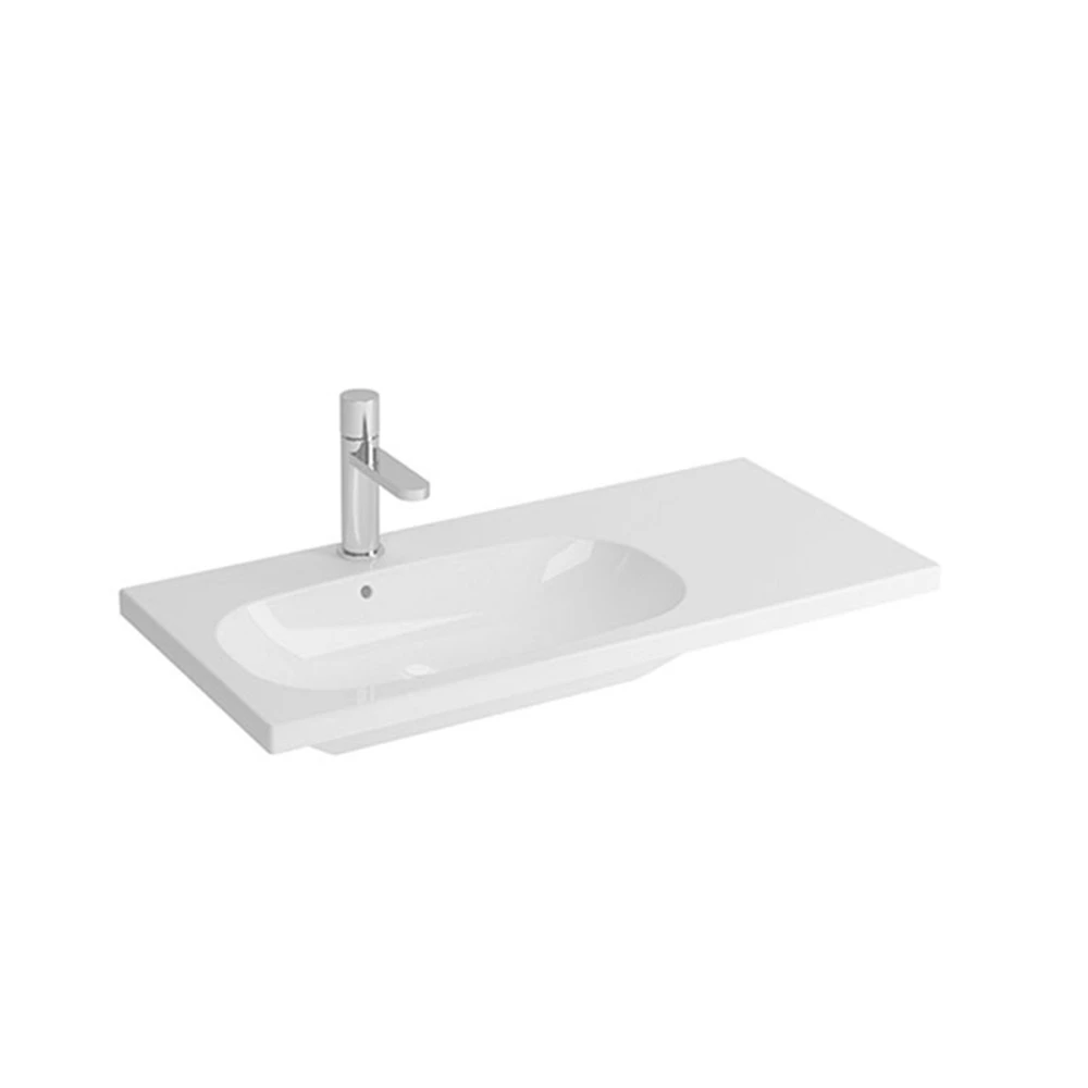 Newarc River 80X38X4 cm Batarya Delikli Etajerli Lavabo