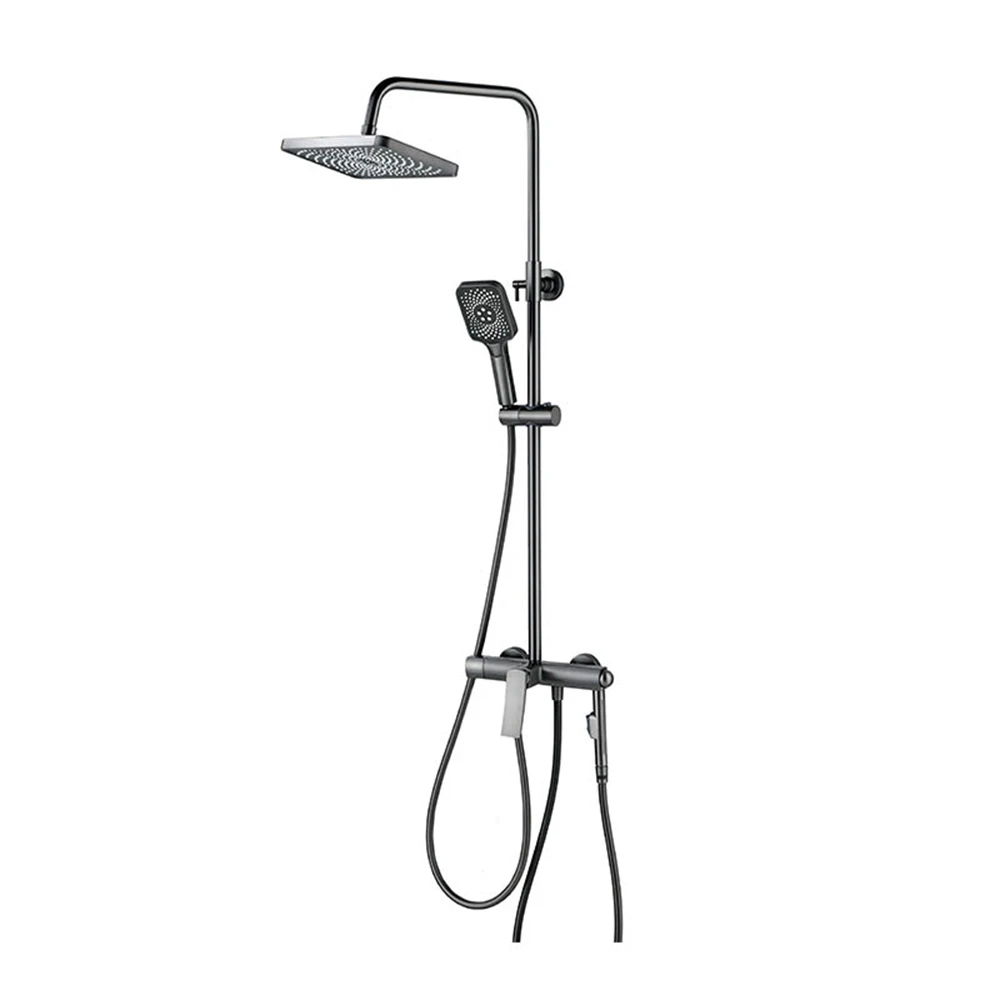Newarc Trend Metalik Gri Bataryalı Duş Ünitesi 844515G