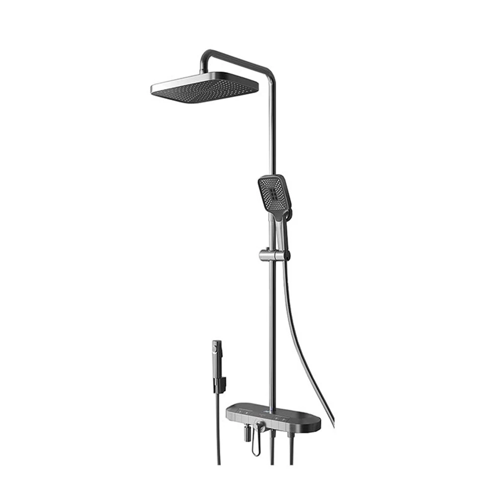Newarc Zeta Metalik Gri Digital Duş Ünitesi 671535