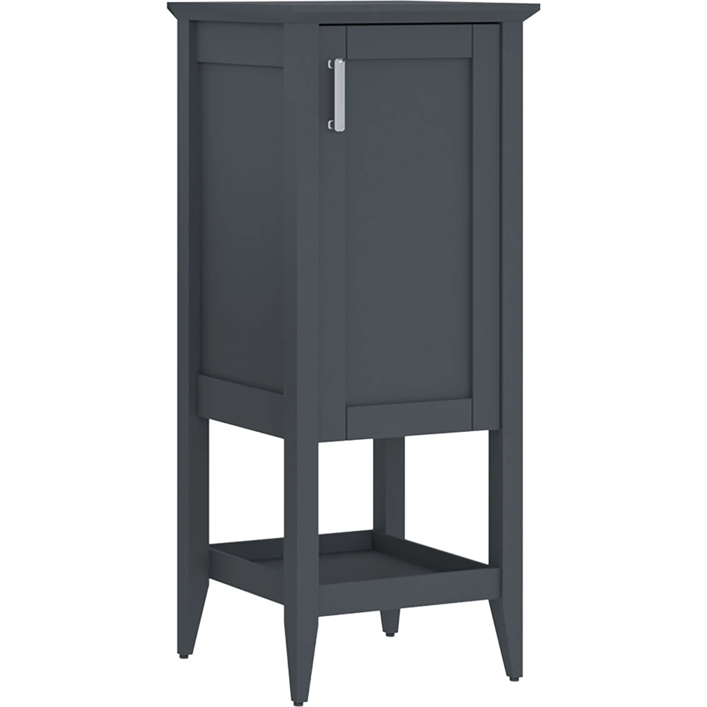 Orka Bastle 48 Cm Mat Antrasit Boy Dolabı (Sağ)