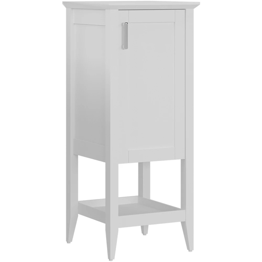 Orka Bastle 48 Cm Mat Beyaz Boy Dolabı (Sağ)