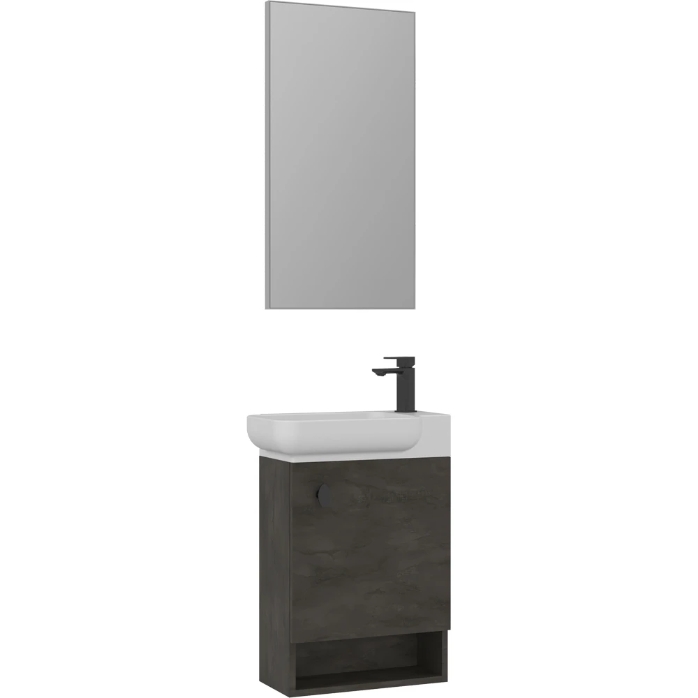 Orka Begonya 55 Cm Irony Banyo Dolabı Takımı