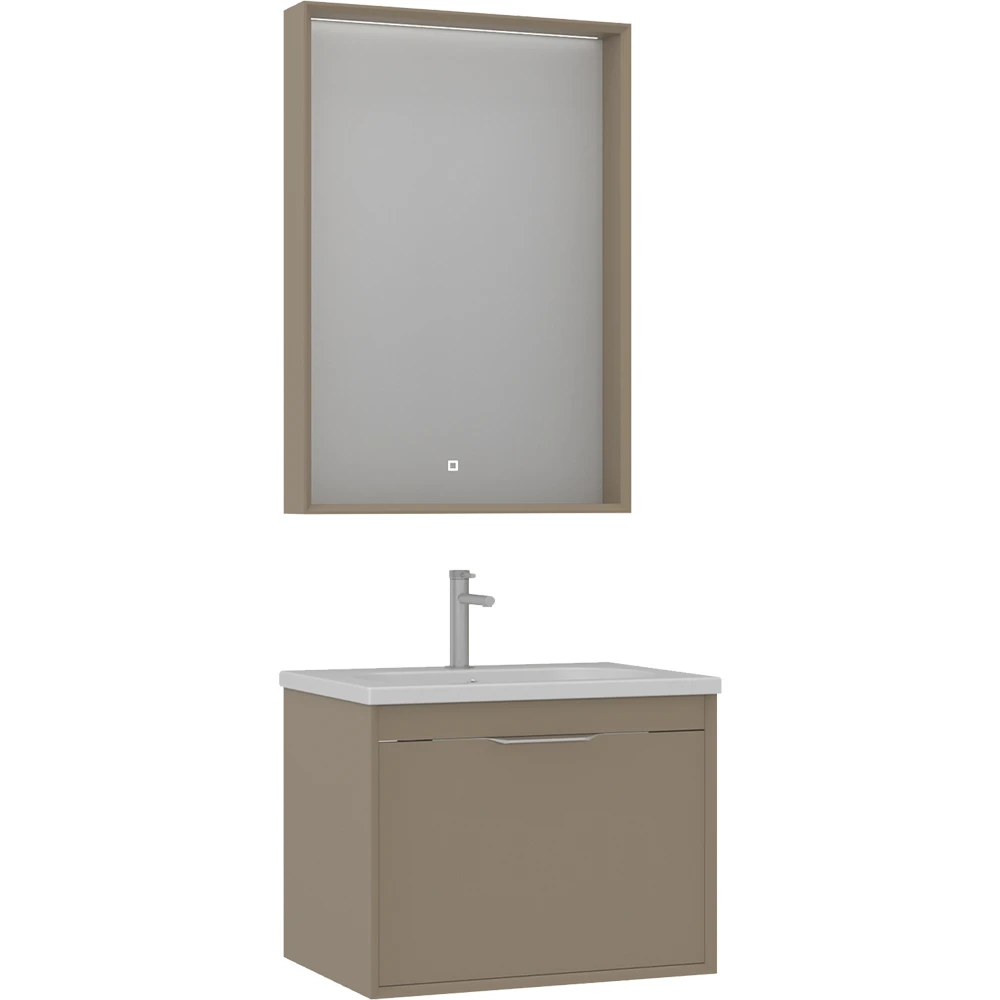 Orka Clay 65 Cm Sahra Banyo Dolabı Takımı - 5002261