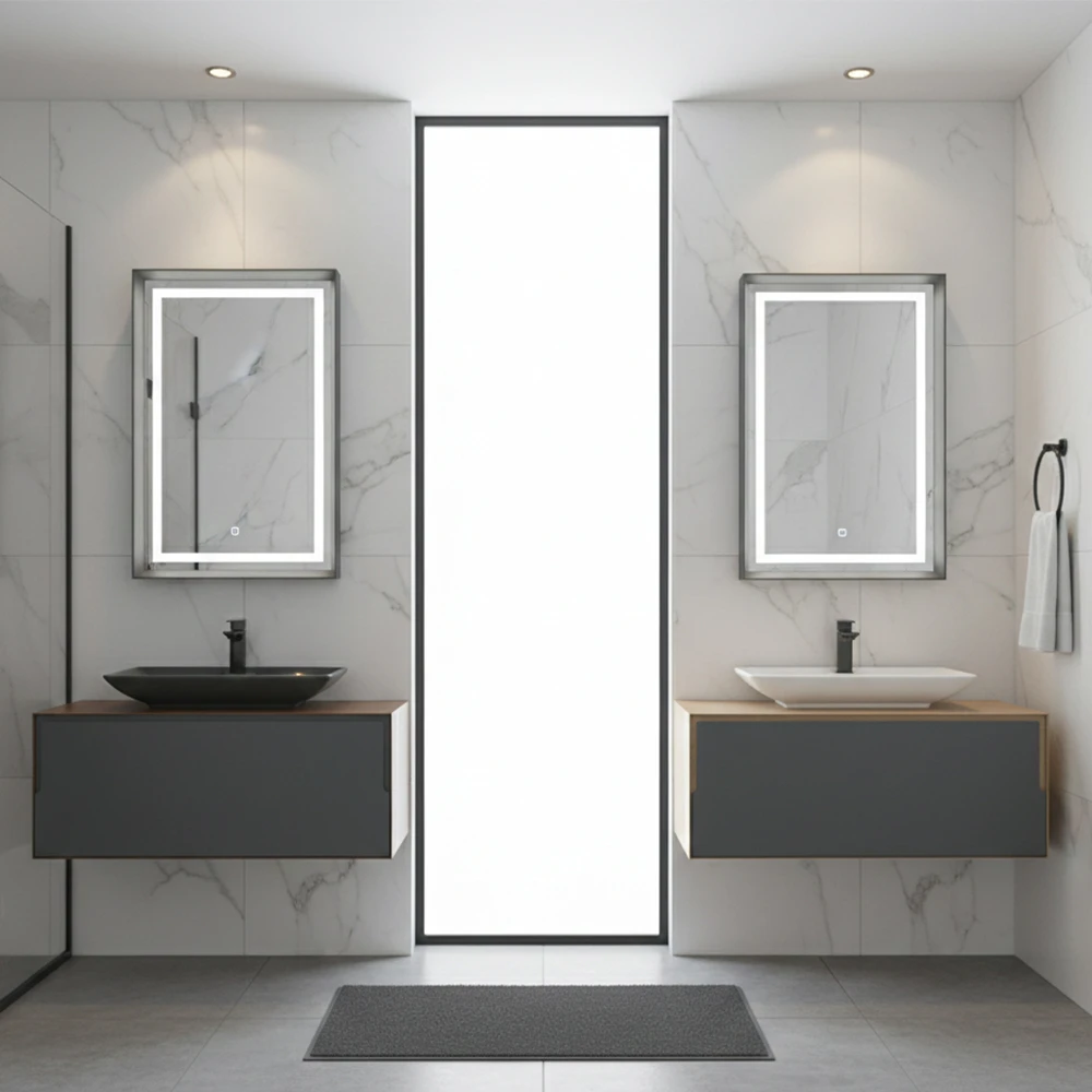 Orka Craft 100 Cm Ceviz-Antrasit Banyo Dolabı Takımı - 5000145 2