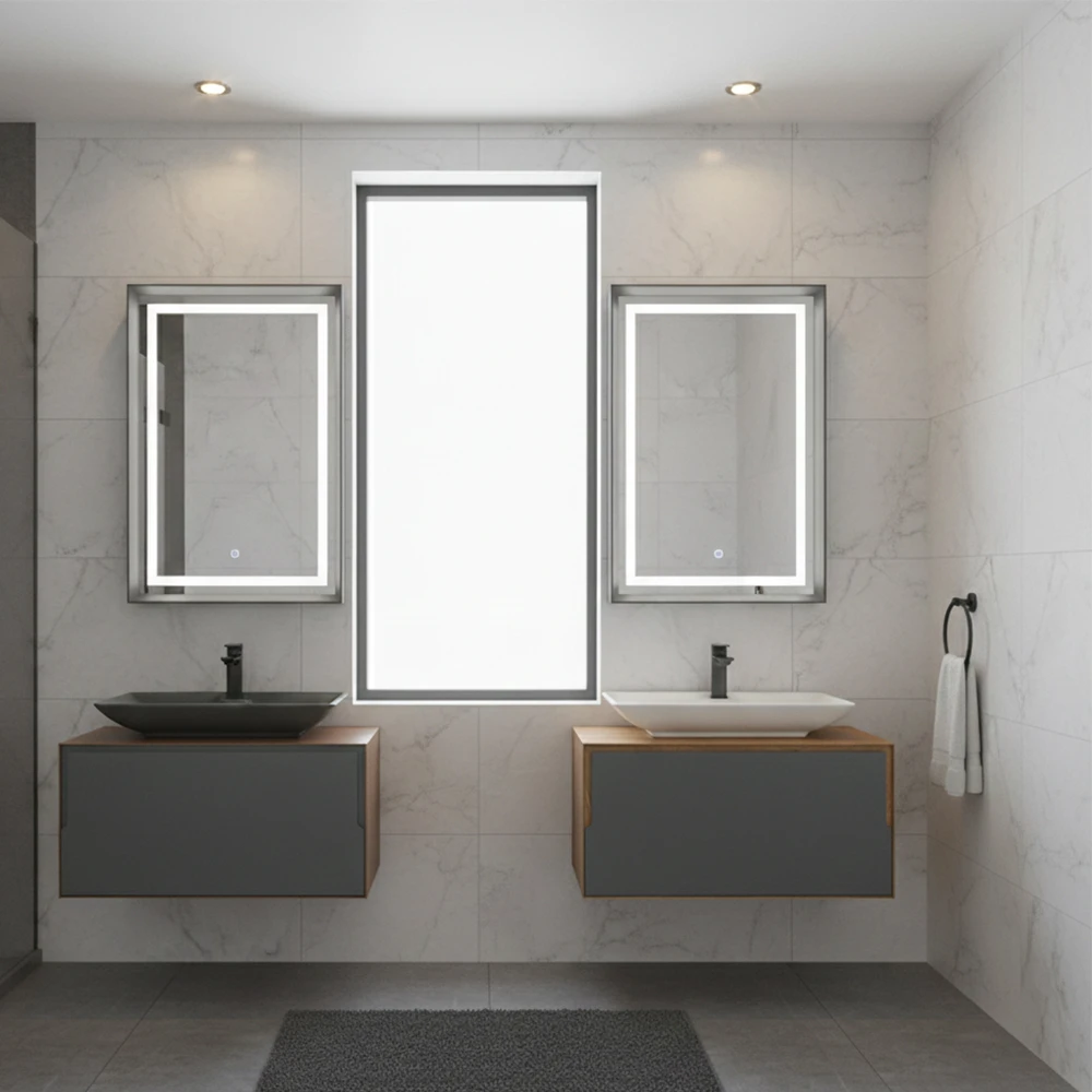 Orka Craft 80 Cm Ceviz-Antrasit Banyo Dolabı Takımı - 5003988 2
