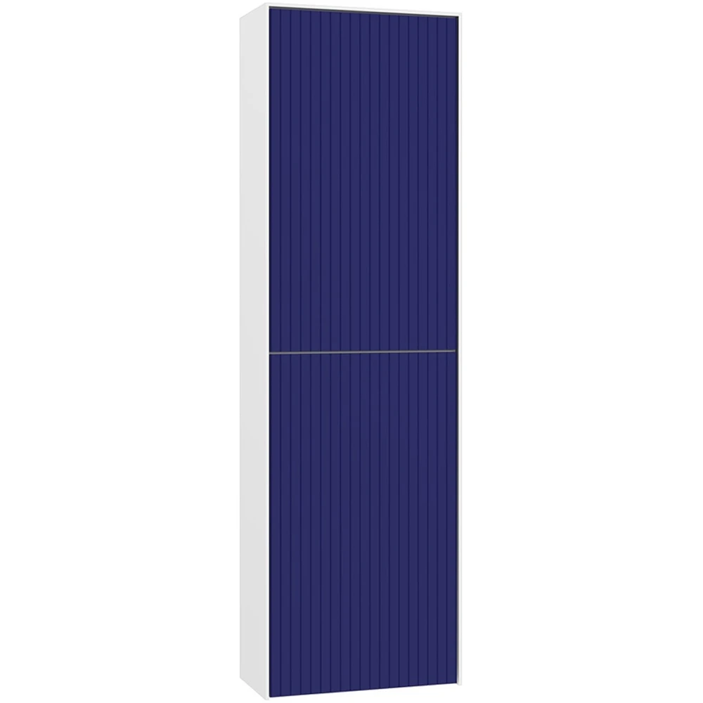 Orka Cube 40 Cm Mat Lacivert Boy Dolabı