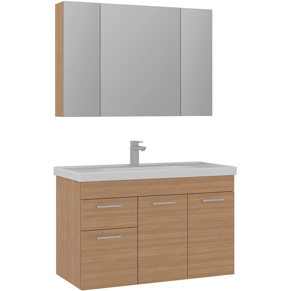 Orka Enez 100 Cm Morgana Kiraz Banyo Dolabı Takımı