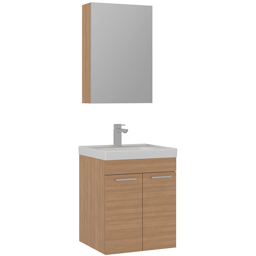 Orka Enez 55 Cm Morgana Kiraz Banyo Dolabı Takımı