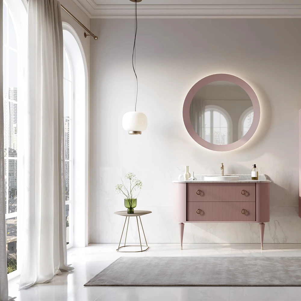 Orka Felice 100 Cm Mat Pudra Banyo Dolabı Takımı - 5008084 2