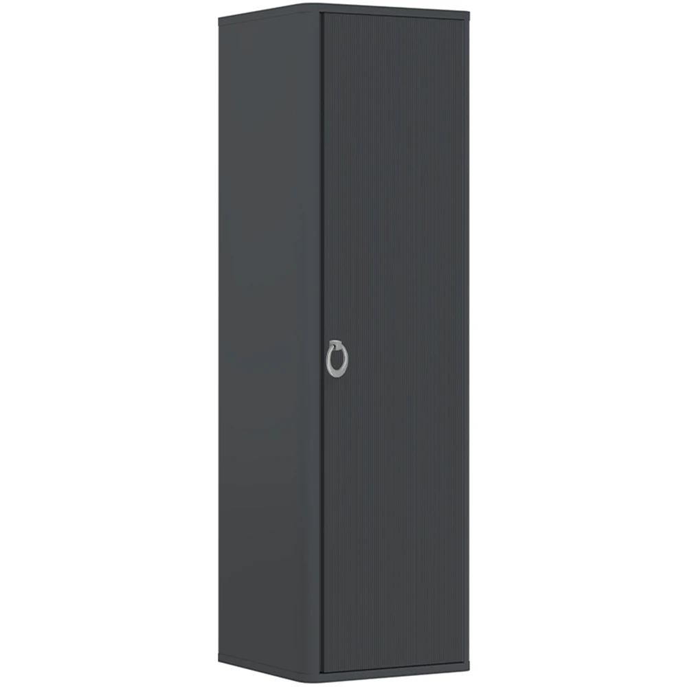 Orka Felice 43 Cm Mat Antrasit Boy Dolabı (Krom Kulp)