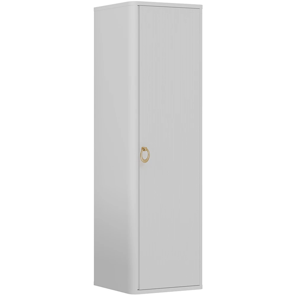 Orka Felice 43 Cm Mat Beyaz Boy Dolabı (Altın Kulp)