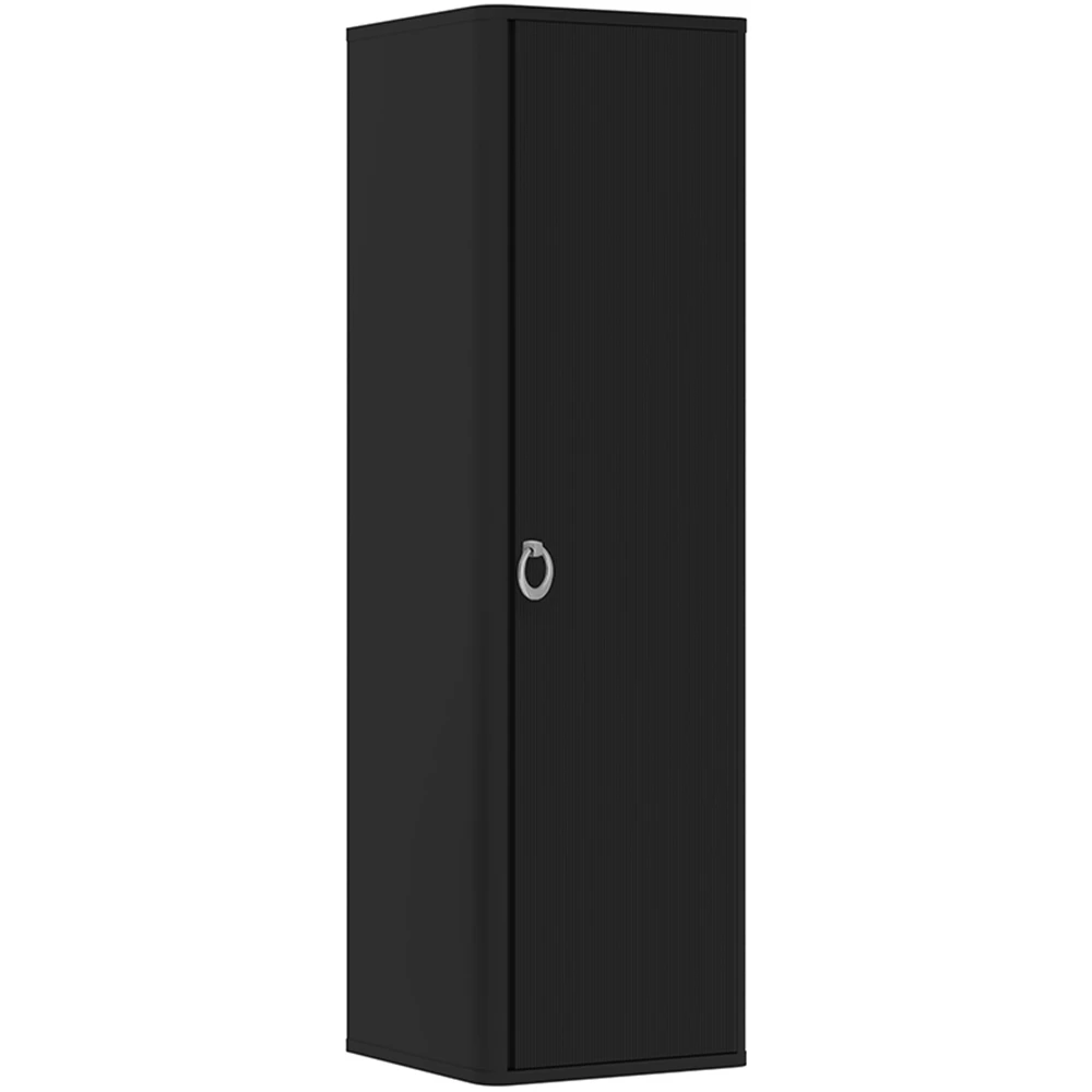 Orka Felice 43 Cm Mat Siyah Boy Dolabı (Krom Kulp)