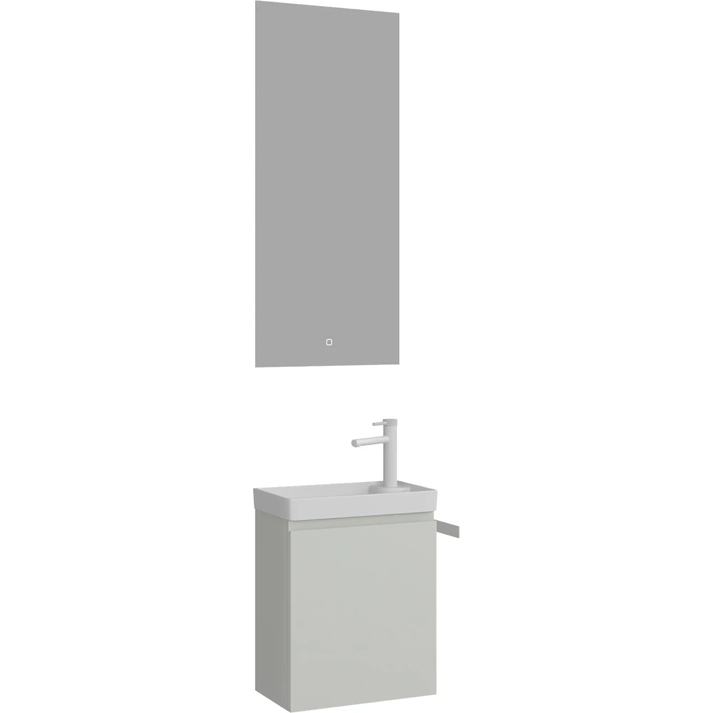 Orka Ferla 40 Cm Mat Kaşmir Banyo Dolabı Takımı