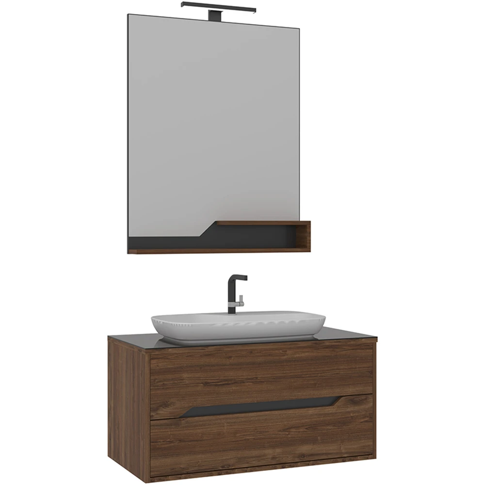 Orka Galia 100 Cm Ella Banyo Dolabı Takımı