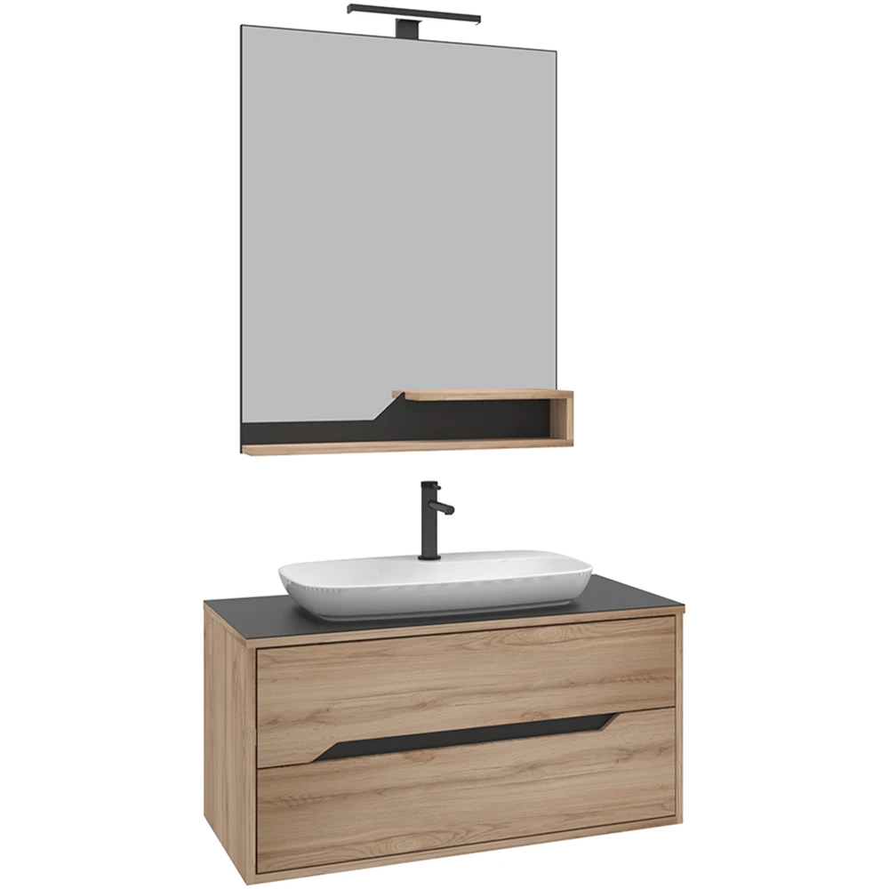 Orka Galia 100 Cm Legnano Banyo Dolabı Takımı