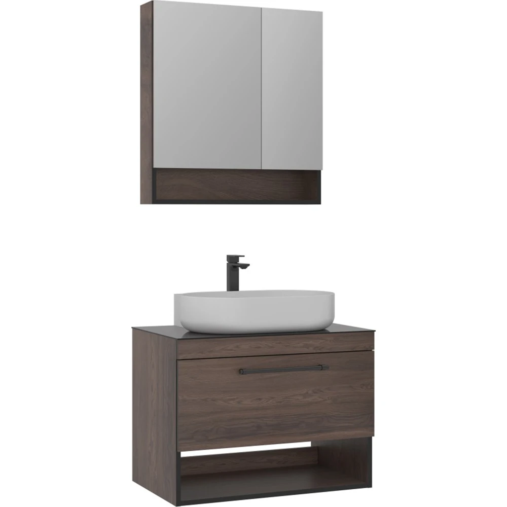 Orka Knidos 90 Cm Navaro Banyo Dolabı Takımı - 5000350