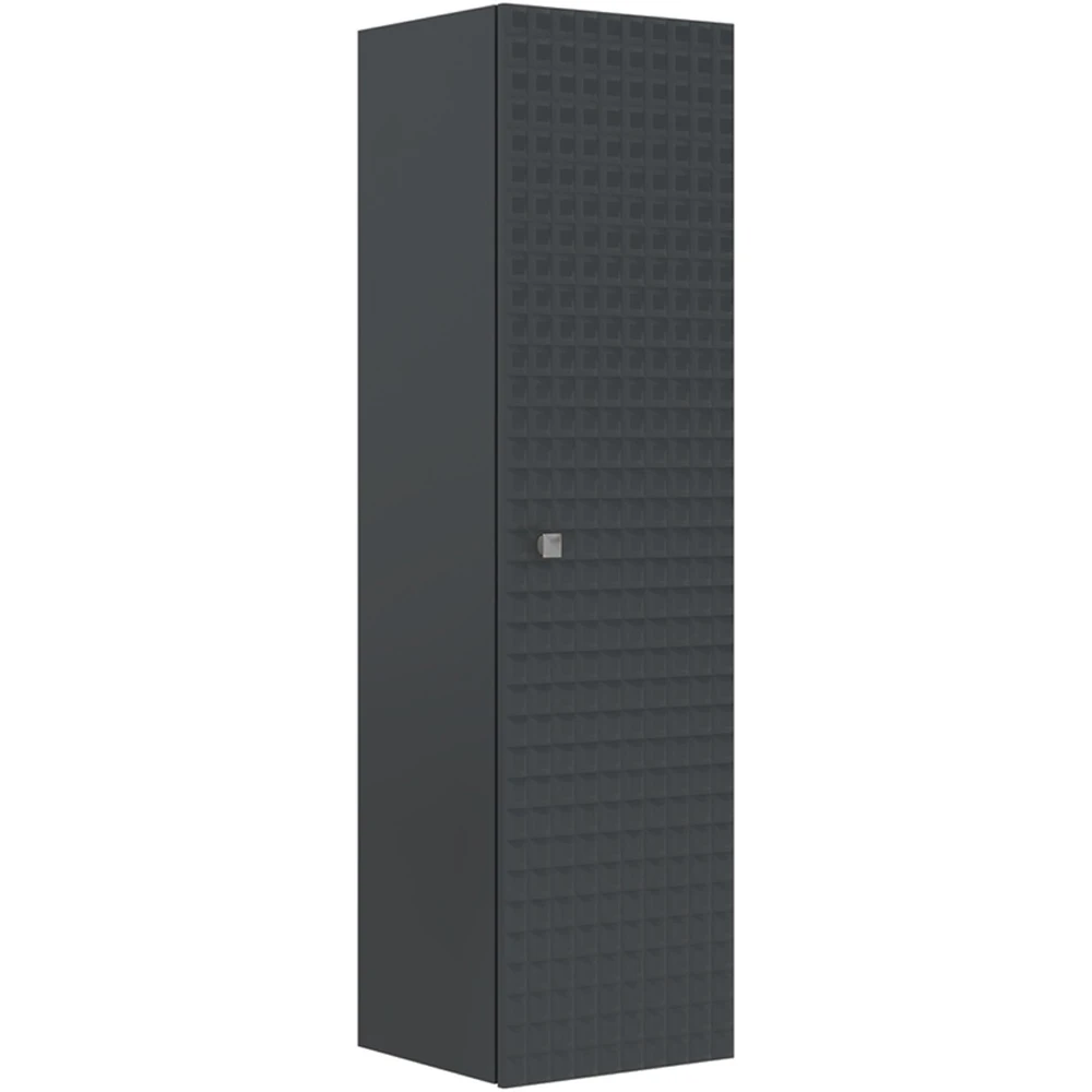 Orka Lipari 40 Cm Mat Antrasit Boy Dolabı (Krom Kulp)