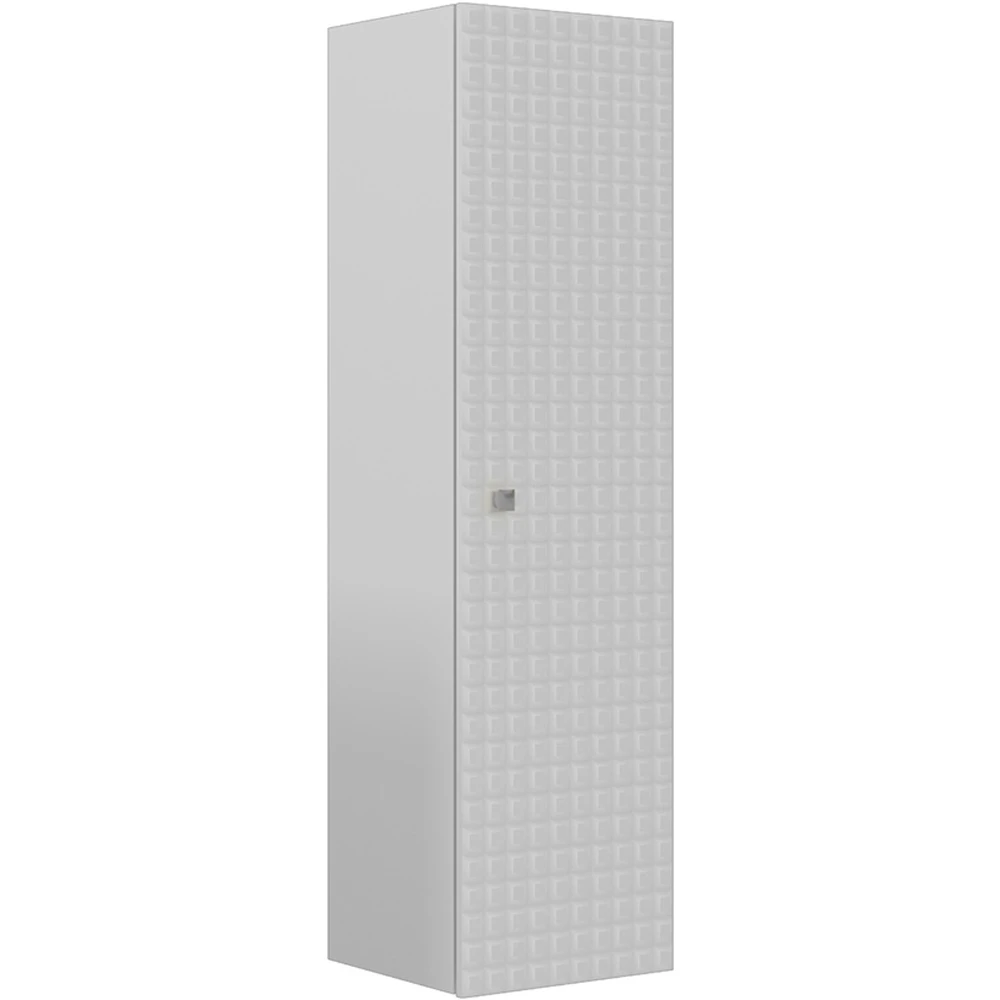 Orka Lipari 40 Cm Mat Beyaz Boy Dolabı (Krom Kulp)