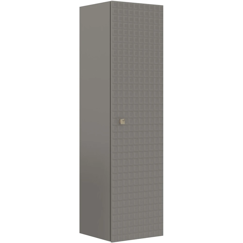 Orka Lipari 40 Cm Mat Vizon Boy Dolabı (Altın Kulp)