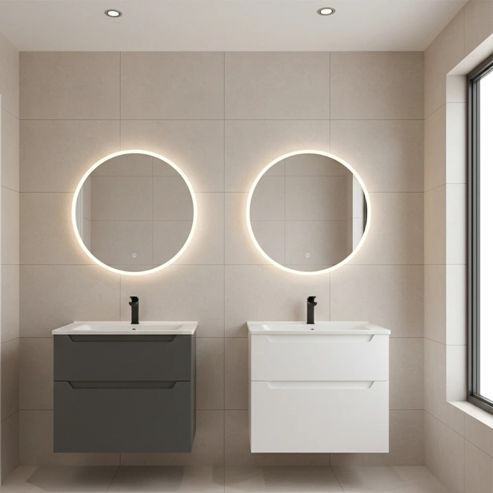 Orka Messina 65 Cm Mat Antrasit Banyo Dolabı Takımı - 5006656 2