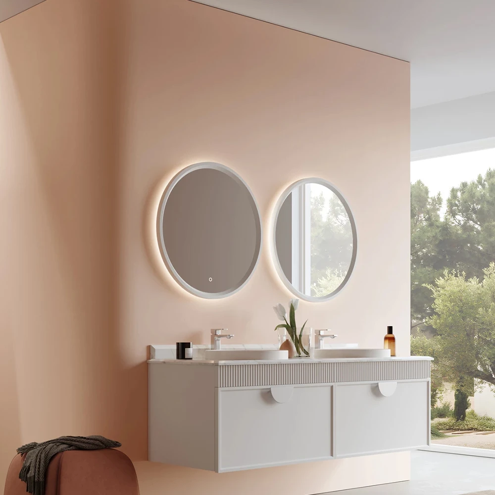 Orka Molino 160 Cm Kaşmir Banyo Dolabı Takımı (Krom Kulp) 2