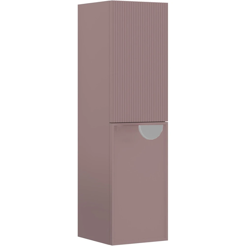 Orka Molino 40 Cm Sol Mat Pudra Boy Dolabı (Krom Kulp)