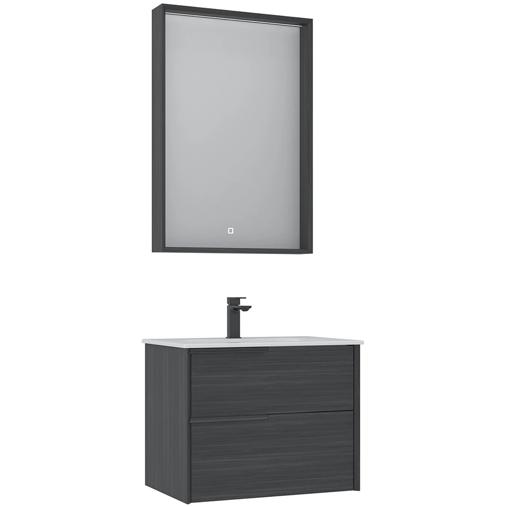 Orka Noventa 70 Cm Cabana Banyo Dolabı Takımı (Sol)