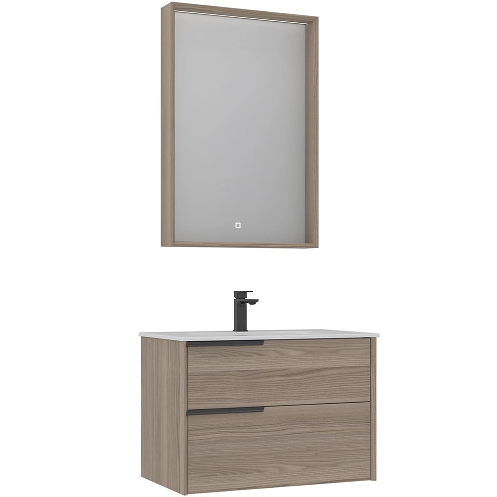 Orka Noventa 80 Cm Cordoba Banyo Dolabı Takımı (Sol)