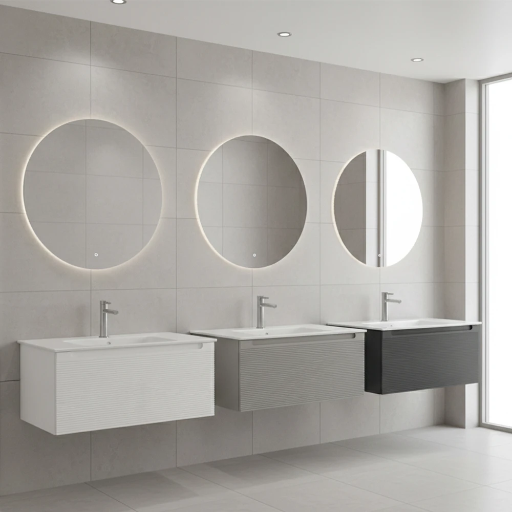 Orka Olbia 80 Cm Mat Beyaz Banyo Dolabı Takımı 2